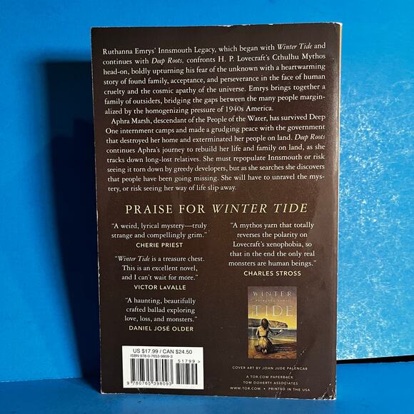 Deep Roots by Ruthanna Emrys (2019) Tor Paperback|Love Fantasy Horror Novel Book - Picture 2 of 8